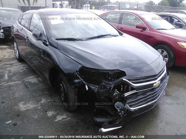 1G1ZD5ST6JF144952 - 2018 CHEVROLET MALIBU LT BLACK photo 6