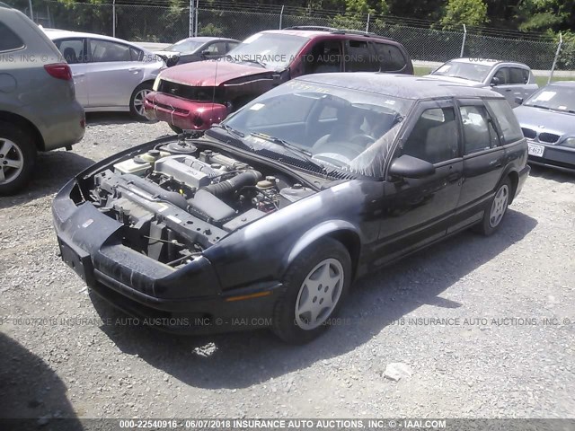 1G8ZJ8578RZ339391 - 1994 SATURN SW2 BLACK photo 2