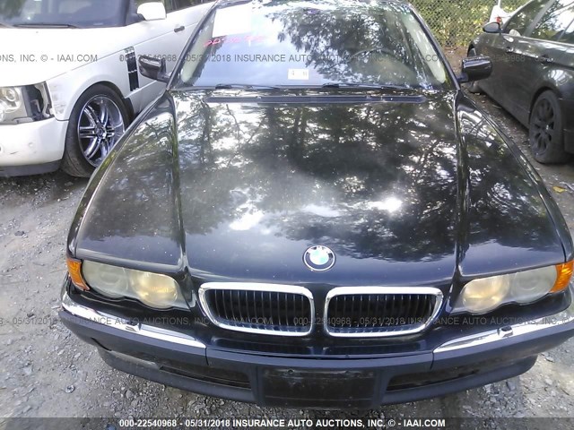 WBAGH8347YDP09613 - 2000 BMW 740 IL BLACK photo 6