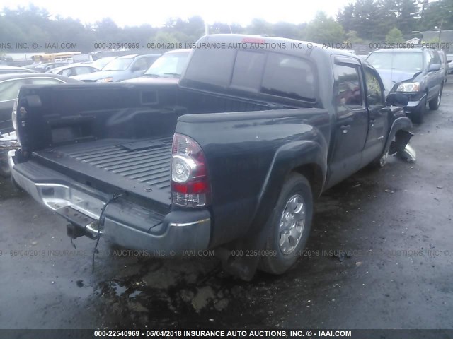 3TMLU42N99M032070 - 2009 TOYOTA TACOMA DOUBLE CAB მწვანე ფოტო 4