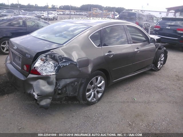 JNKAY01E97M312911 - 2007 INFINITI M35 SPORT BROWN photo 4