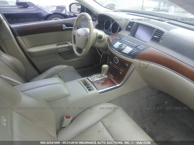 JNKAY01E97M312911 - 2007 INFINITI M35 SPORT BROWN photo 5