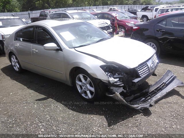 1N4BA41E35C832127 - 2005 NISSAN MAXIMA SE/SL BEIGE photo 1