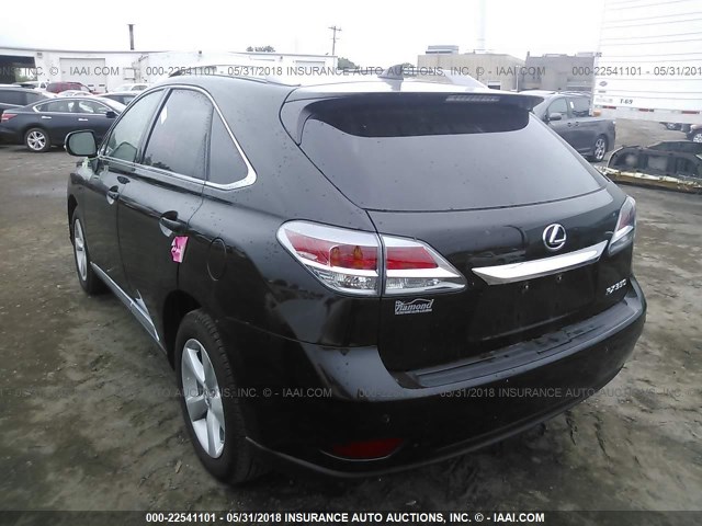 2T2BK1BA5FC333545 - 2015 LEXUS RX 350/BASE/F SPORT BLACK photo 3