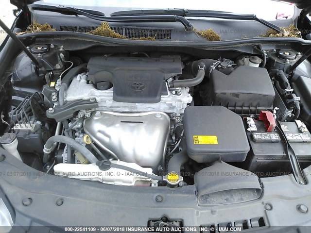 4T1BF1FK2FU495255 - 2015 TOYOTA CAMRY LE/XLE/SE/XSE BLACK photo 10