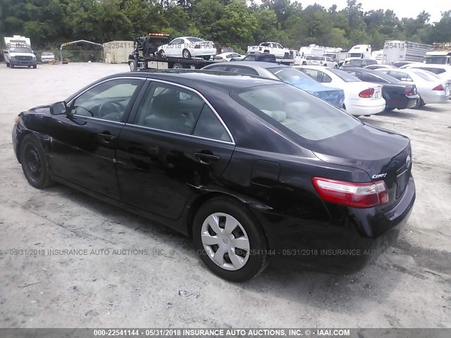 4T4BE46K18R017096 - 2008 TOYOTA CAMRY CE/LE/XLE/SE BLACK photo 3