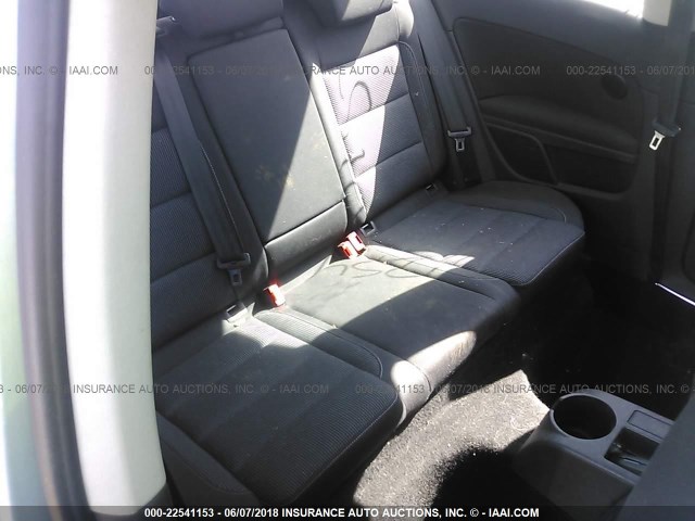 WVWBA7AJ9AW416259 - 2010 VOLKSWAGEN GOLF Light Blue photo 8