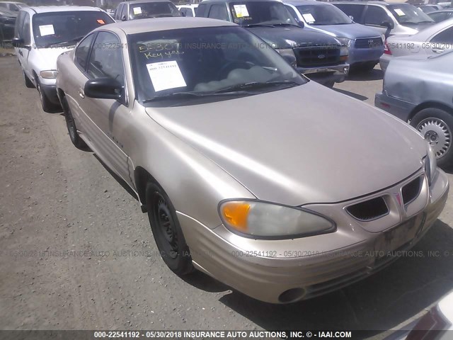 1G2NF12T41M561592 - 2001 PONTIAC GRAND AM SE1 GOLD photo 1