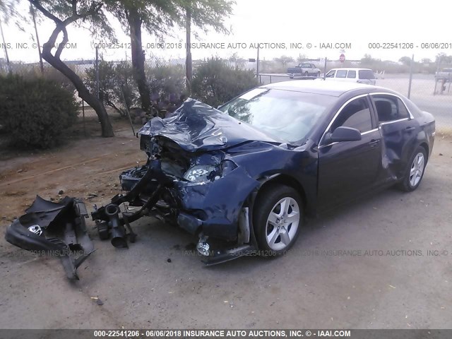 1G1ZB5E09CF305028 - 2012 CHEVROLET MALIBU LS Mavi foto 2