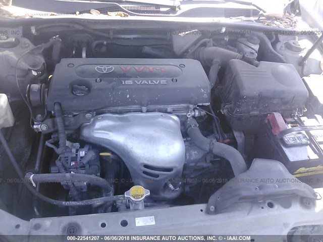 4T1BE32K14U329665 - 2004 TOYOTA CAMRY LE/XLE/SE ვერცხლისფერი ფოტო 10