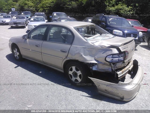1G1NE52J53M512465 - 2003 CHEVROLET MALIBU LS GOLD photo 3