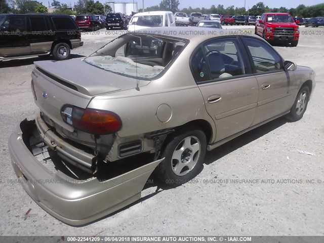 1G1NE52J53M512465 - 2003 CHEVROLET MALIBU LS GOLD photo 4