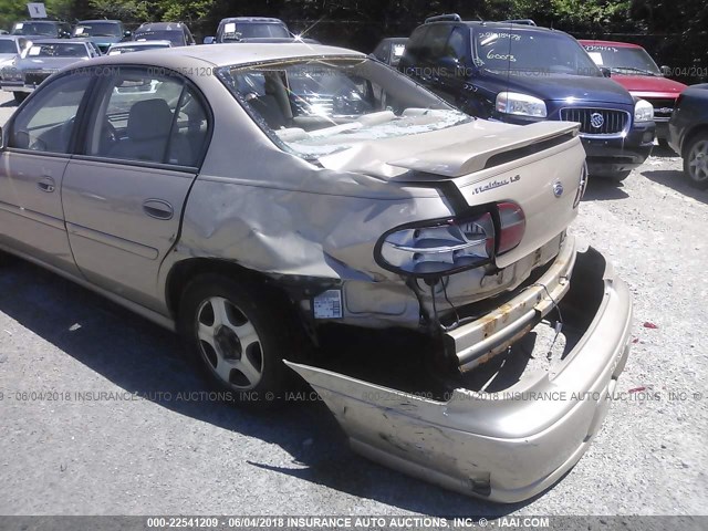 1G1NE52J53M512465 - 2003 CHEVROLET MALIBU LS GOLD photo 6