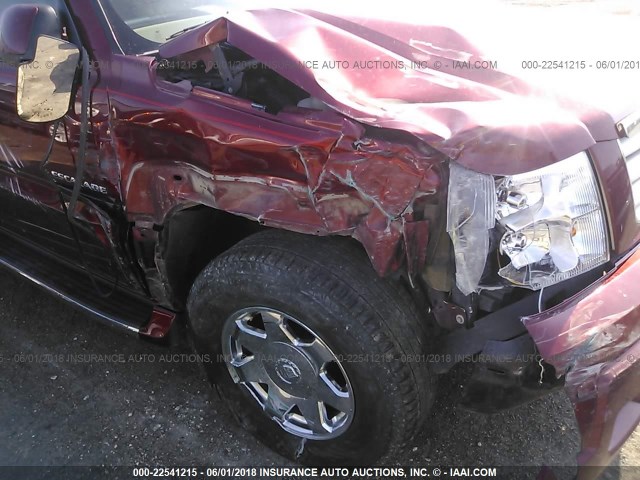 1GYEK63N13R179539 - 2003 CADILLAC ESCALADE LUXURY Tünd qırmızı foto 6