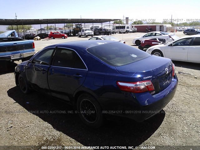 4T1BE46K99U295465 - 2009 TOYOTA CAMRY SE/LE/XLE BLUE photo 3