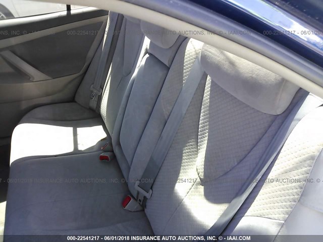 4T1BE46K99U295465 - 2009 TOYOTA CAMRY SE/LE/XLE BLUE photo 8