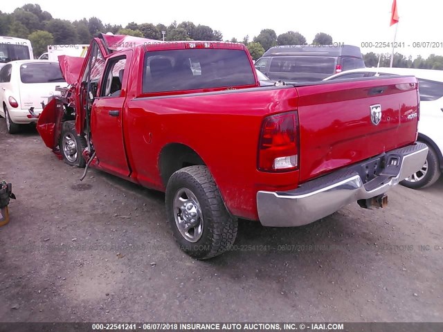 3C6TR5CT4DG549571 - 2013 RAM 2500 ST RED photo 3