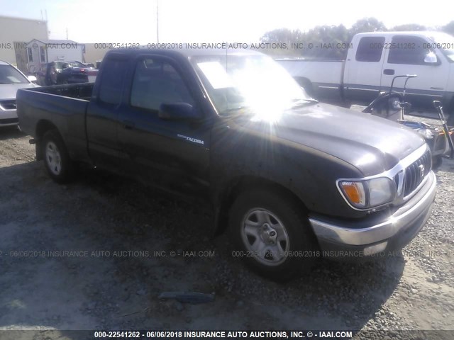 5TEVL52N84Z416953 - 2004 TOYOTA TACOMA XTRACAB BLACK photo 1