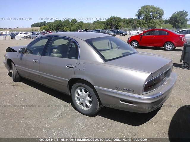 1G4CW52K4Y4111514 - 2000 BUICK PARK AVENUE  BEIGE photo 3