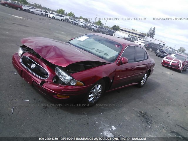 1G4HR54K93U252260 - 2003 BUICK LESABRE LIMITED RED photo 2