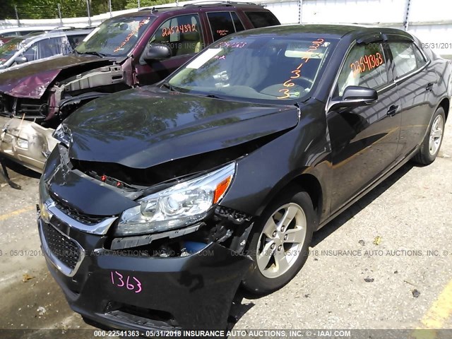 1G11C5SL5FF133240 - 2015 CHEVROLET MALIBU 1LT 灰色 照片 2