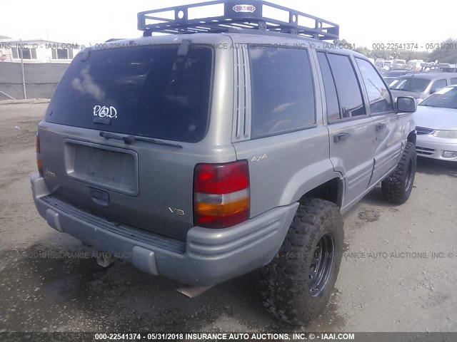 1J4GZ78YXVC501033 - 1997 JEEP GRAND CHEROKEE LIMITED/ORVIS GRAY photo 4