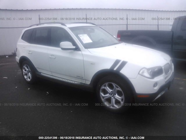 WBXPC9C46AWJ39866 - 2010 BMW X3 XDRIVE30I WHITE photo 1