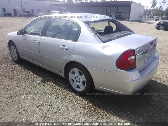 1G1ZT53836F191070 - 2006 CHEVROLET MALIBU LT SILVER photo 3