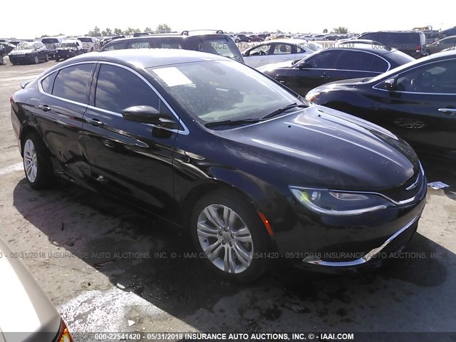 1C3CCCAB4FN706510 - 2015 CHRYSLER 200 LIMITED BLACK photo 1