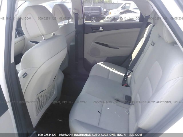 KM8J3CA23GU032274 - 2016 HYUNDAI TUCSON LIMITED/SPORT AND ECO/SE WHITE photo 8