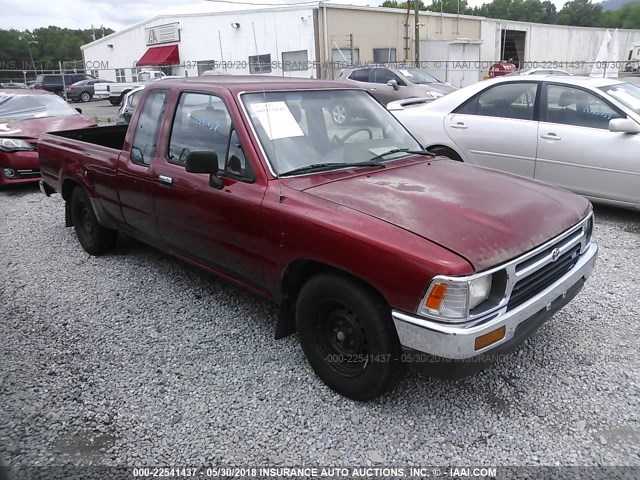 JT4VN93D1R5041134 - 1994 TOYOTA PICKUP 1/2 TON EXTRA LONG WHEELBASE/1/2 TON EXTRA LONG WHEELBASE DX MAROON photo 1