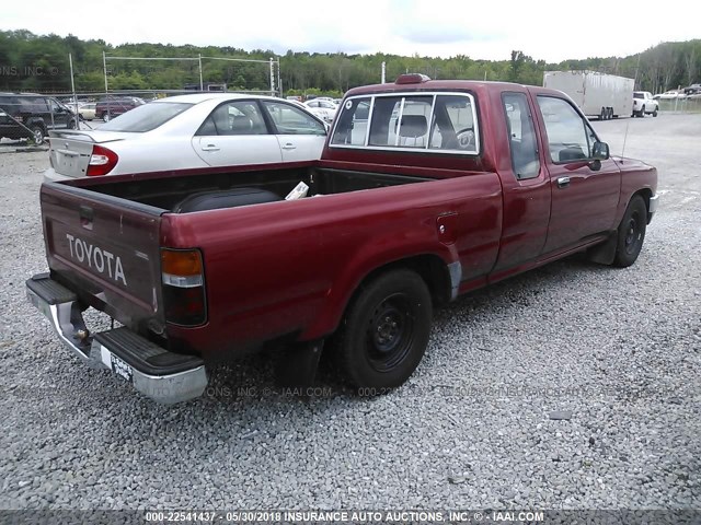 JT4VN93D1R5041134 - 1994 TOYOTA PICKUP 1/2 TON EXTRA LONG WHEELBASE/1/2 TON EXTRA LONG WHEELBASE DX MAROON photo 4