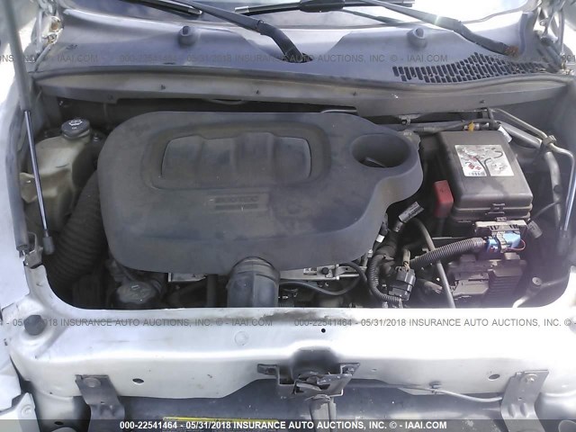 3GNBAADB2AS612998 - 2010 CHEVROLET HHR LS SILVER photo 10