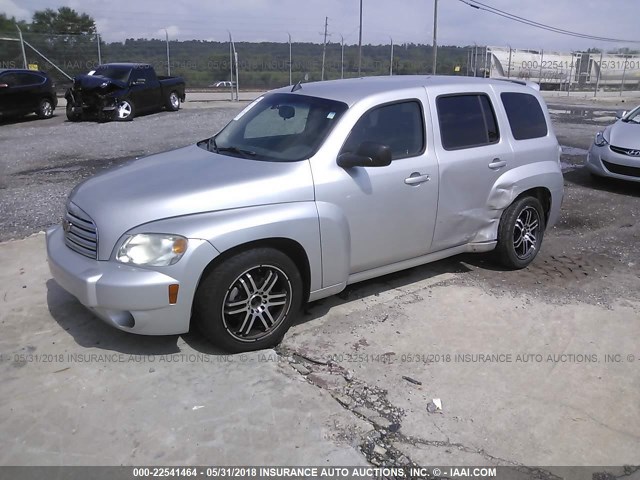 3GNBAADB2AS612998 - 2010 CHEVROLET HHR LS SILVER photo 2