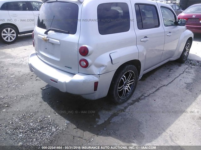 3GNBAADB2AS612998 - 2010 CHEVROLET HHR LS SILVER photo 6