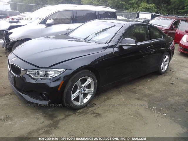 WBA3N9C59EK245835 - 2014 BMW 428 XI BLACK photo 2