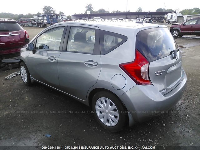 3N1CE2CP8EL402980 - 2014 NISSAN VERSA NOTE S/S PLUS/SV/SL GRAY photo 3