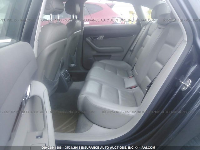 WAUDG74F86N025662 - 2006 AUDI A6 3.2 QUATTRO GRAY photo 8