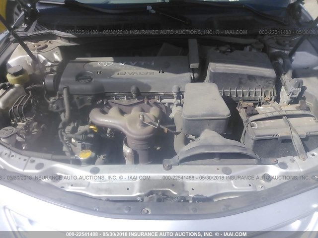 4T1BE46K67U140983 - 2007 TOYOTA CAMRY NEW GENERAT CE/LE/XLE/SE SILVER photo 10
