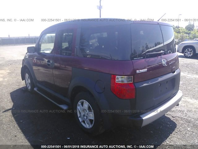 5J6YH28308L009209 - 2008 HONDA ELEMENT LX RED photo 3