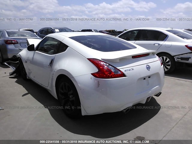 JN1AZ4EH1HM953999 - 2017 NISSAN 370Z TOUR/SPT/TECH/NISMO/TECH WHITE photo 3