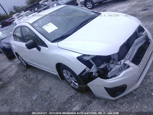 JF1GJAA6XDH007023 - 2013 SUBARU IMPREZA WHITE photo 1