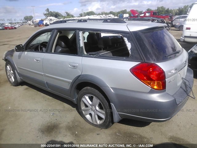4S4BP63C074304666 - 2007 SUBARU LEGACY OUTBACK/2.5/XT/LIMITED SILVER photo 3
