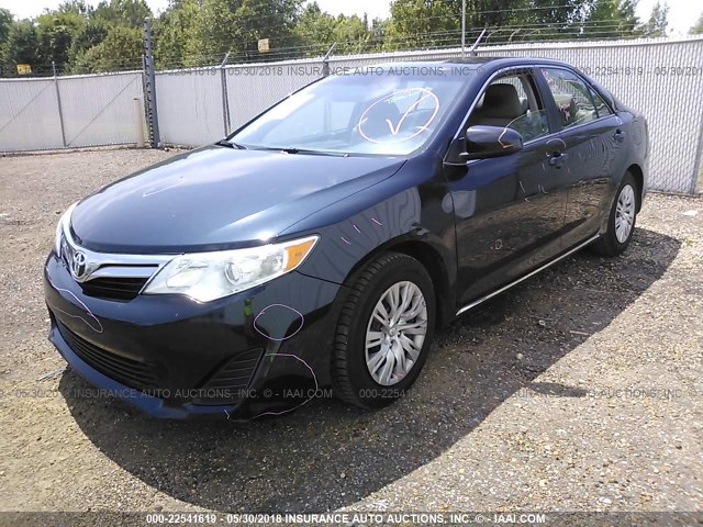 4T4BF1FK4ER389183 - 2014 TOYOTA CAMRY L/SE/LE/XLE 蓝色 照片 2