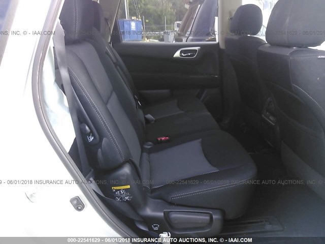 5N1DR2MN9HC659581 - 2017 NISSAN PATHFINDER S/SV/SL/PLATINUM 银色 照片 8