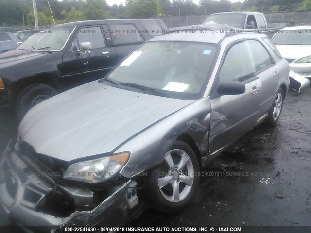 JF1GG67616H800491 - 2006 SUBARU IMPREZA 2.5I SPORTS WAGON GRAY photo 2