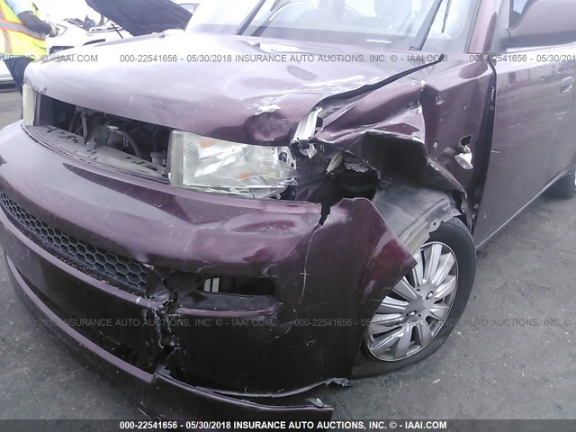 JTLKT324950215647 - 2005 TOYOTA SCION XB Bordo foto 6