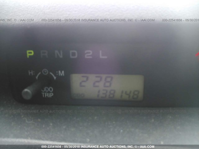 JTLKT324950215647 - 2005 TOYOTA SCION XB Bordo foto 7