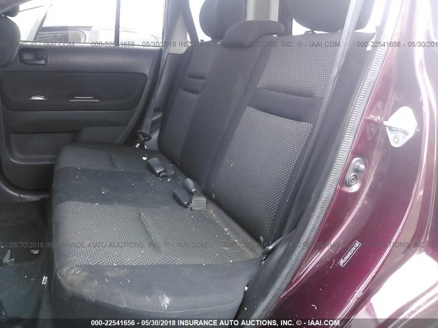 JTLKT324950215647 - 2005 TOYOTA SCION XB Bordo foto 8