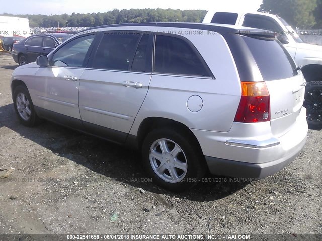 2C4GM68445R577219 - 2005 CHRYSLER PACIFICA TOURING SILVER photo 3